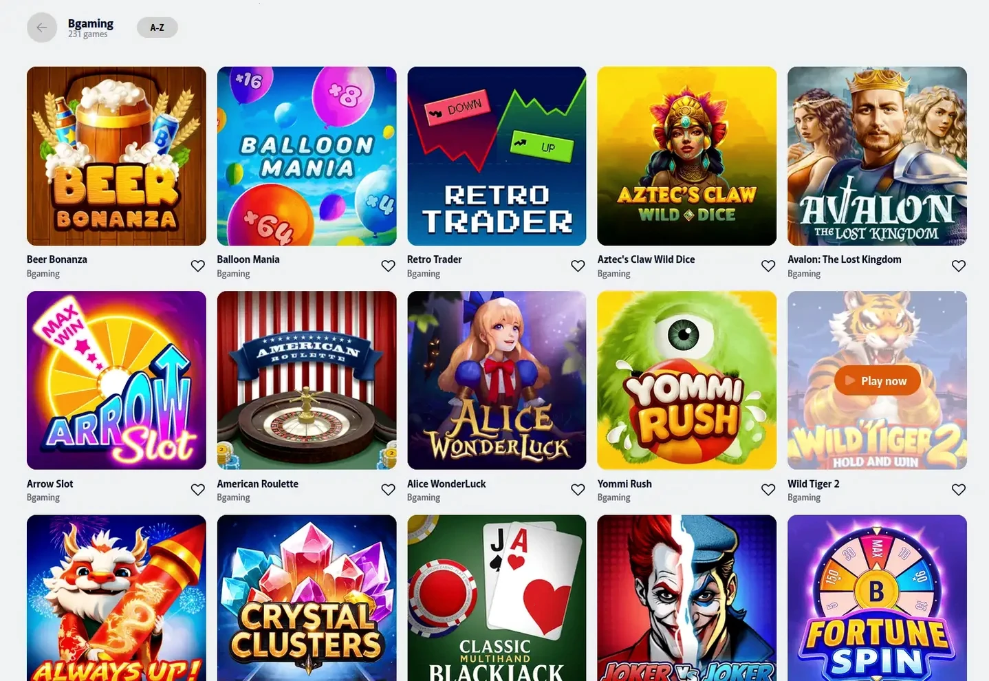 Intense Casino Willkommenspaket Übersicht